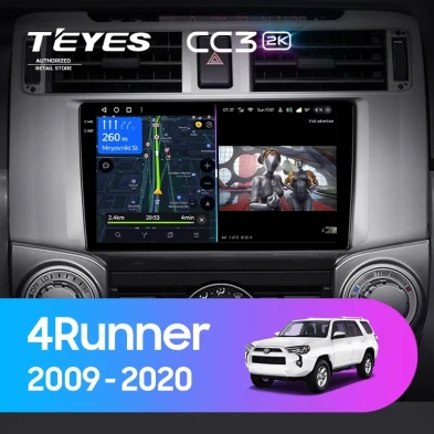 Штатная магнитола Teyes CC3 2K 360 6/128 Toyota 4Runner 5 N280 (2009-2020)