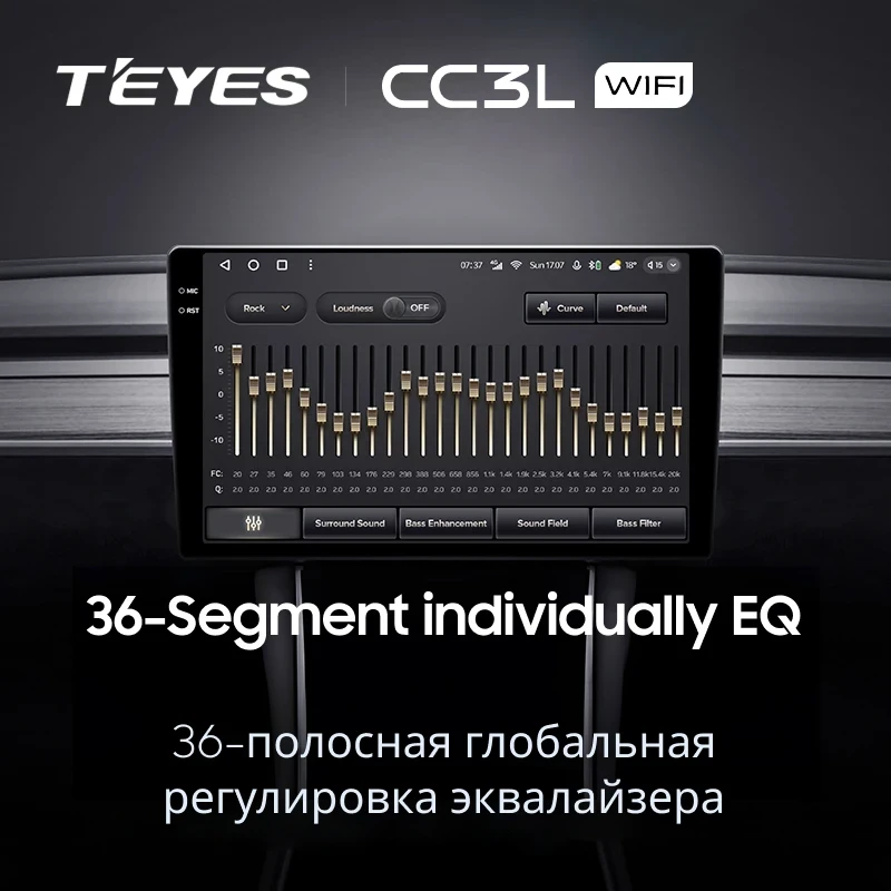 Штатная магнитола Teyes CC3L WiFi 2/32 Honda inspire 4 (2003-2007)