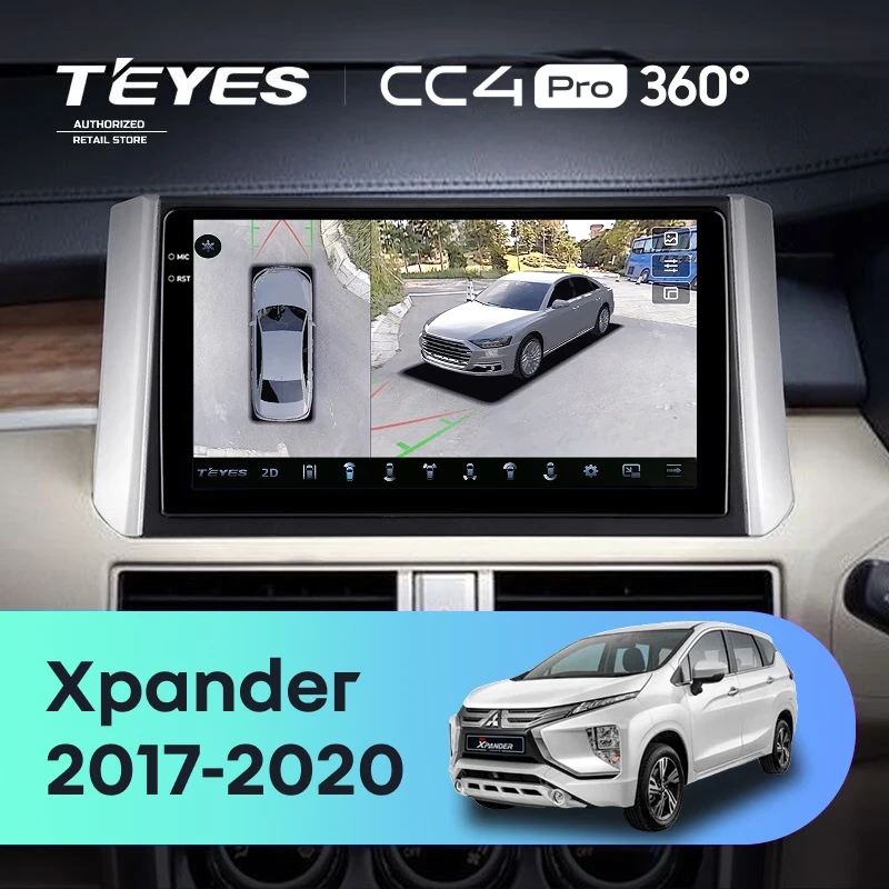 Штатная магнитола Teyes CC4 Pro 360 8/128 Mitsubishi Xpander (2017-2020)