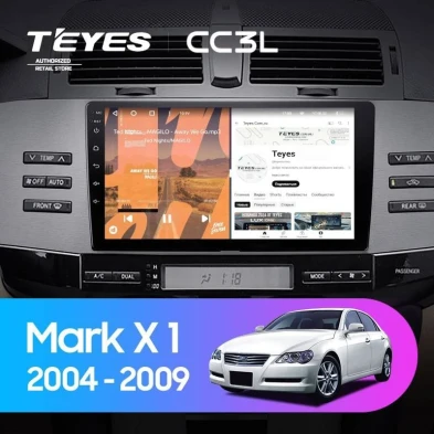 Штатная магнитола Teyes CC3L 4/64 Toyota Mark X 1 X120 (2004-2009)
