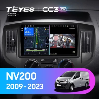 Штатная магнитола Teyes CC3 2K 4/32 Nissan NV200 M20 (2009-2023) F2