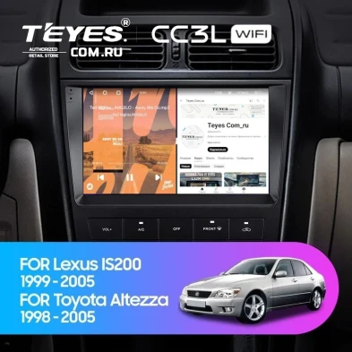 Штатная магнитола Teyes CC3L WiFi 2/32 Toyota Altezza XE10 (1998-2005)