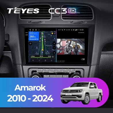 Штатная магнитола Teyes CC3 2K 4/64 Volkswagen Amarok (2010-2024)